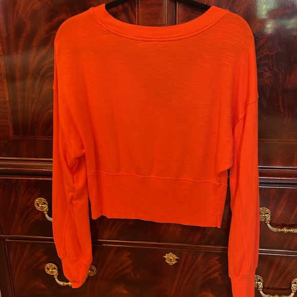 Anthropologie, large, “Auburn”orange, long sleeve top - Picture 6 of 10
